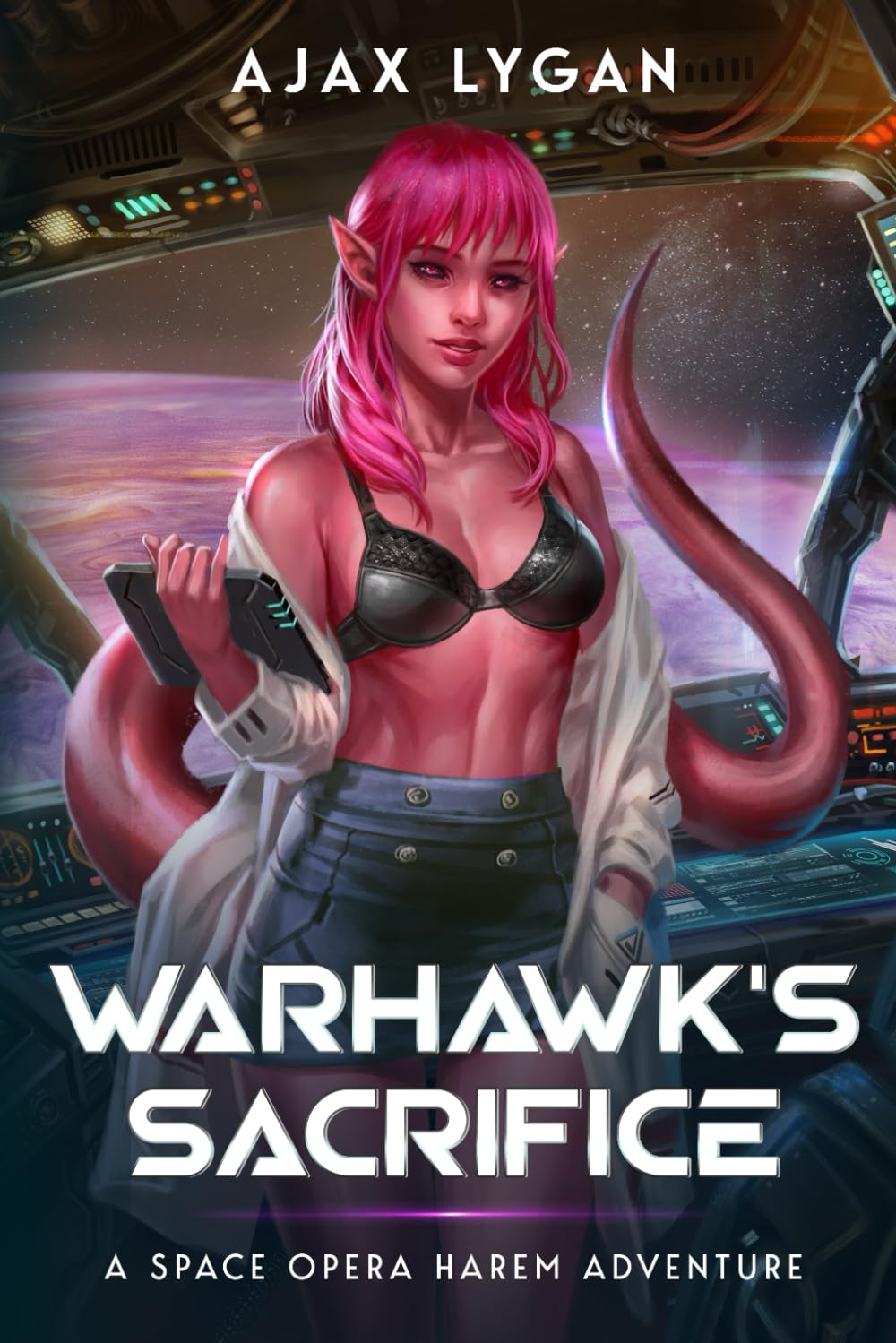 Warhawk's Sacrifice: A Space Opera Harem Adventure (The Amnesty's Adventures)