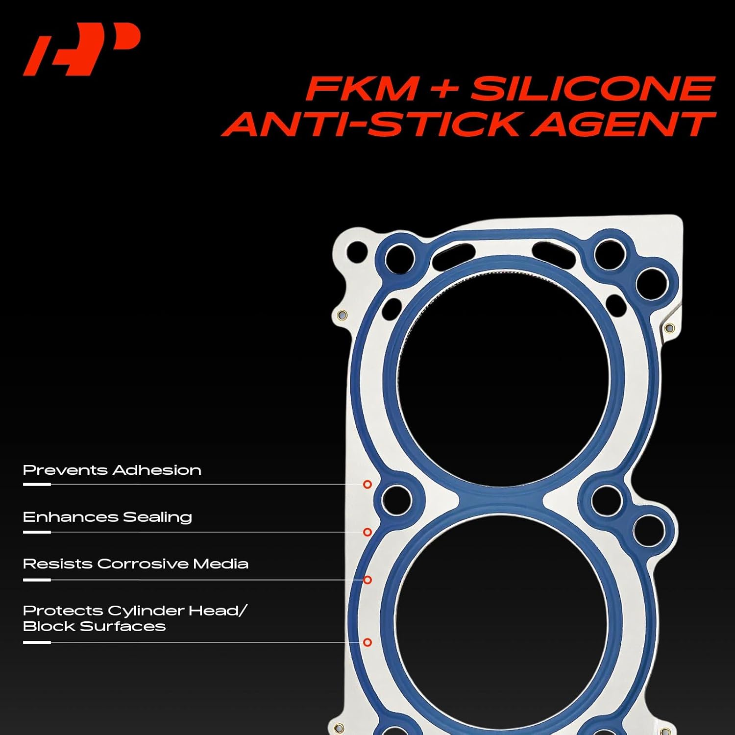 A-Premium V8 5.6L Left Engine Cylinder Head Gasket Compatible with Nissan Pathfinder 2008-2012, Titan 2004-2015, Armada 2005-2015, NV2500 NV3500 2012-2017, Pathfinder Armada 2004 & Infiniti QX56