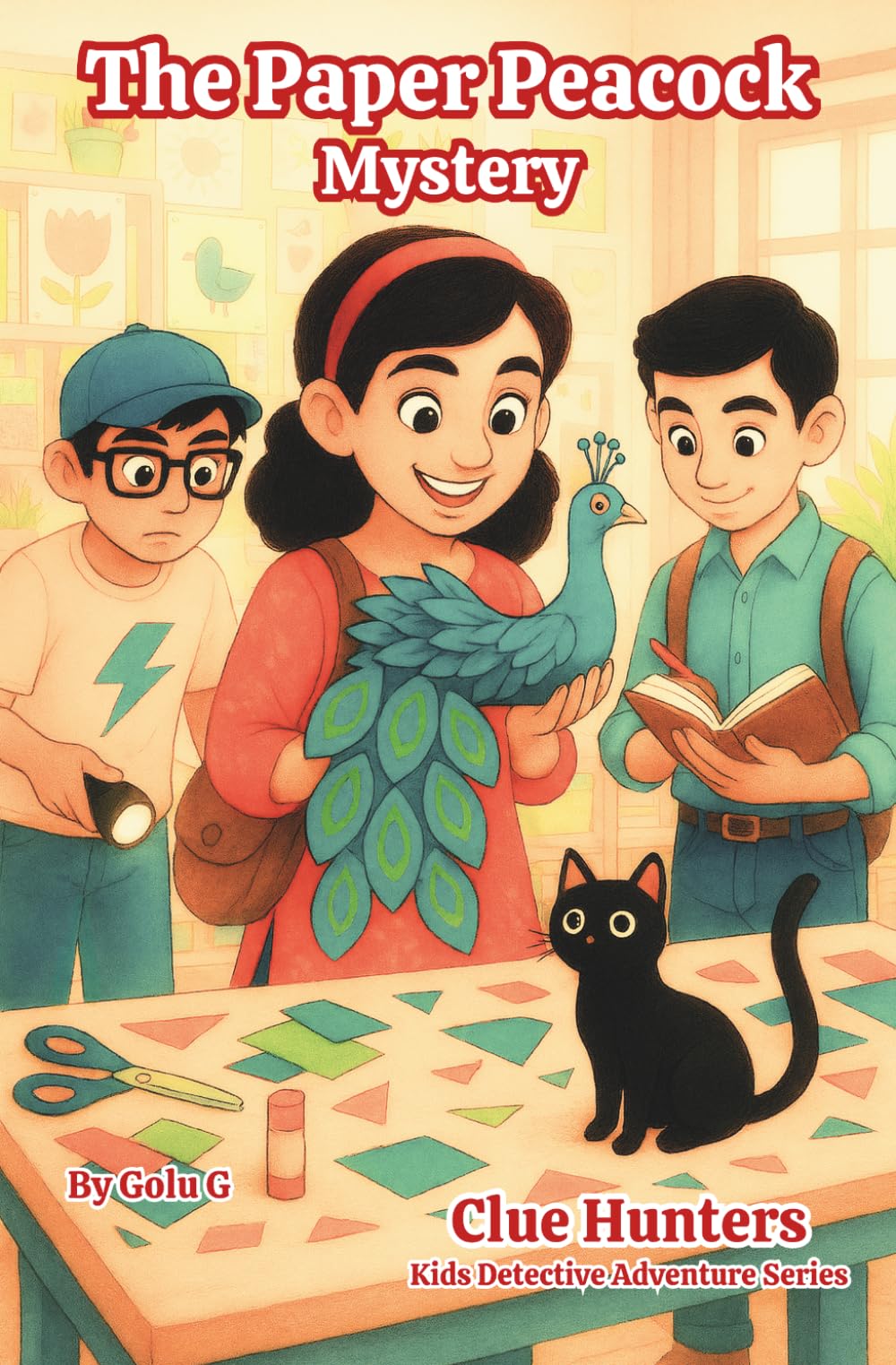 The Paper Peacock Mystery: An Engaging Detective Adventure Chapter Book That Builds Critical Thinking, Problem-Solving, and Confidence for Kids Ages ... Fun Reads for 2nd, 3rd, 4th & 5th Graders)