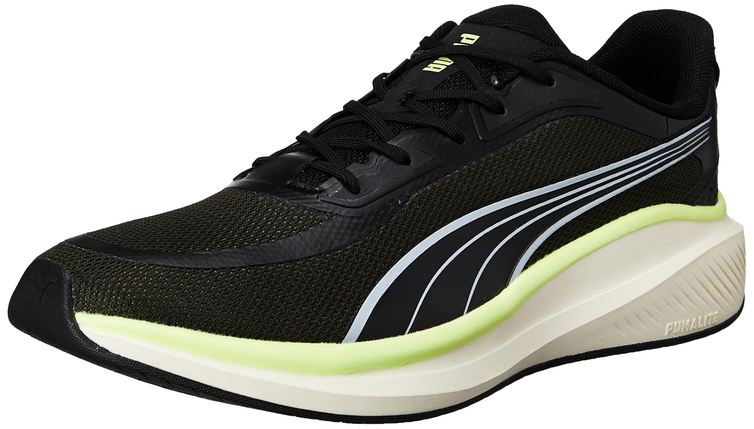 puma Unisex-Adult Dark Olive-lux Army-Black-Fizzy Light Running Shoe-picture-36