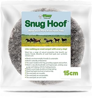 15cm Pure Wool Snug Hoof Hoof Pads for Horse Boots