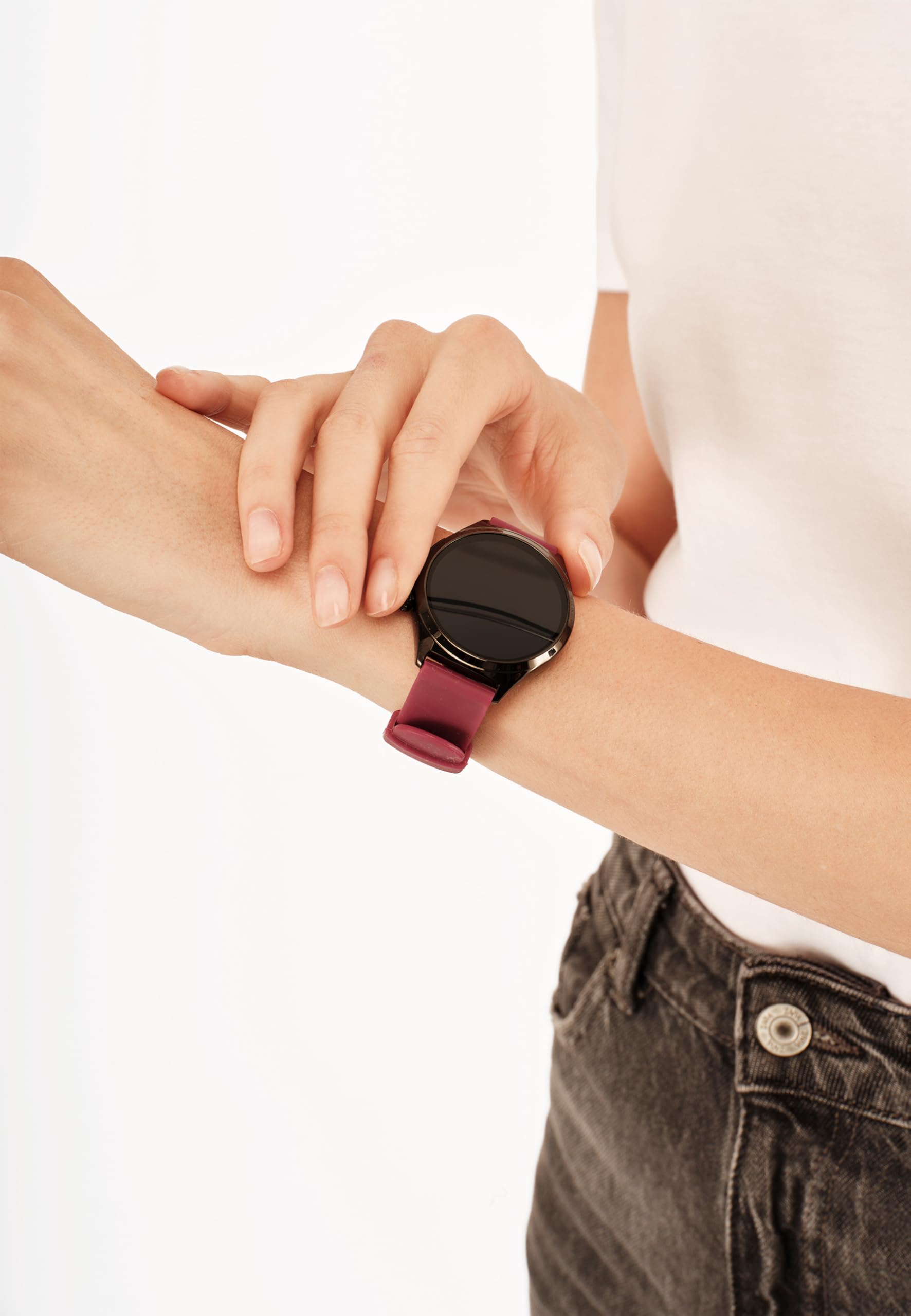 Breil, Collezione BC 3.9, Smartwatch Unisex con 2 Cinturini, in Silicone e in Acciaio Maglia Mesh, Resistente all'Acqua, Connettività Bluetooth, Ricarica Wireless, Cassa 39 mm in Lega di Zinco
