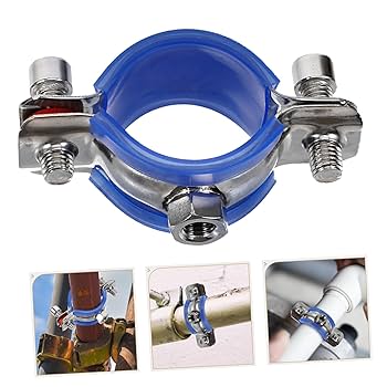 Amazon | OSALADI 2個 ステンレスパイプブラケット パイプ固定