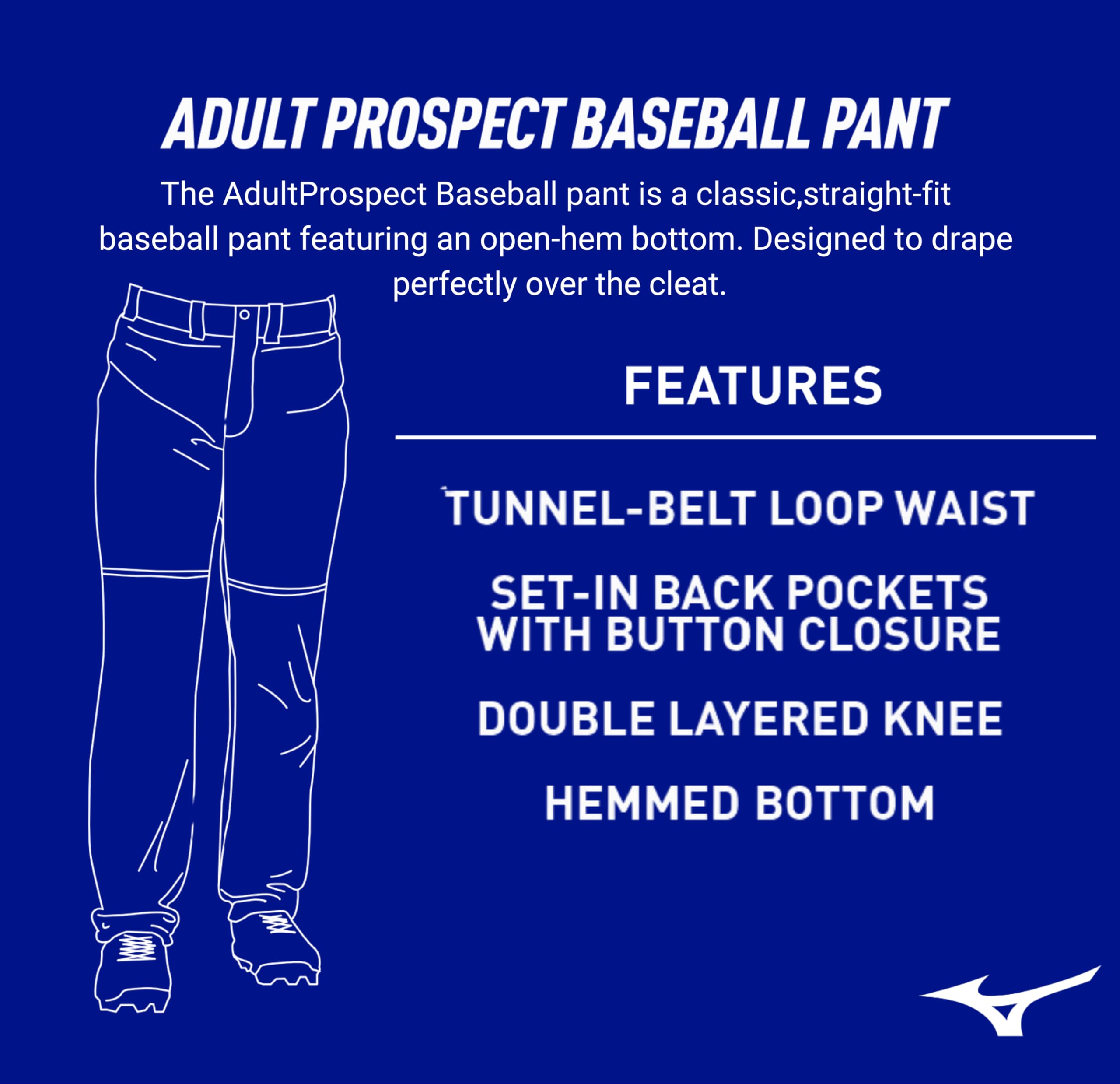 Mizuno MVP Pro Piped Pantalon Baseball Léger Homme