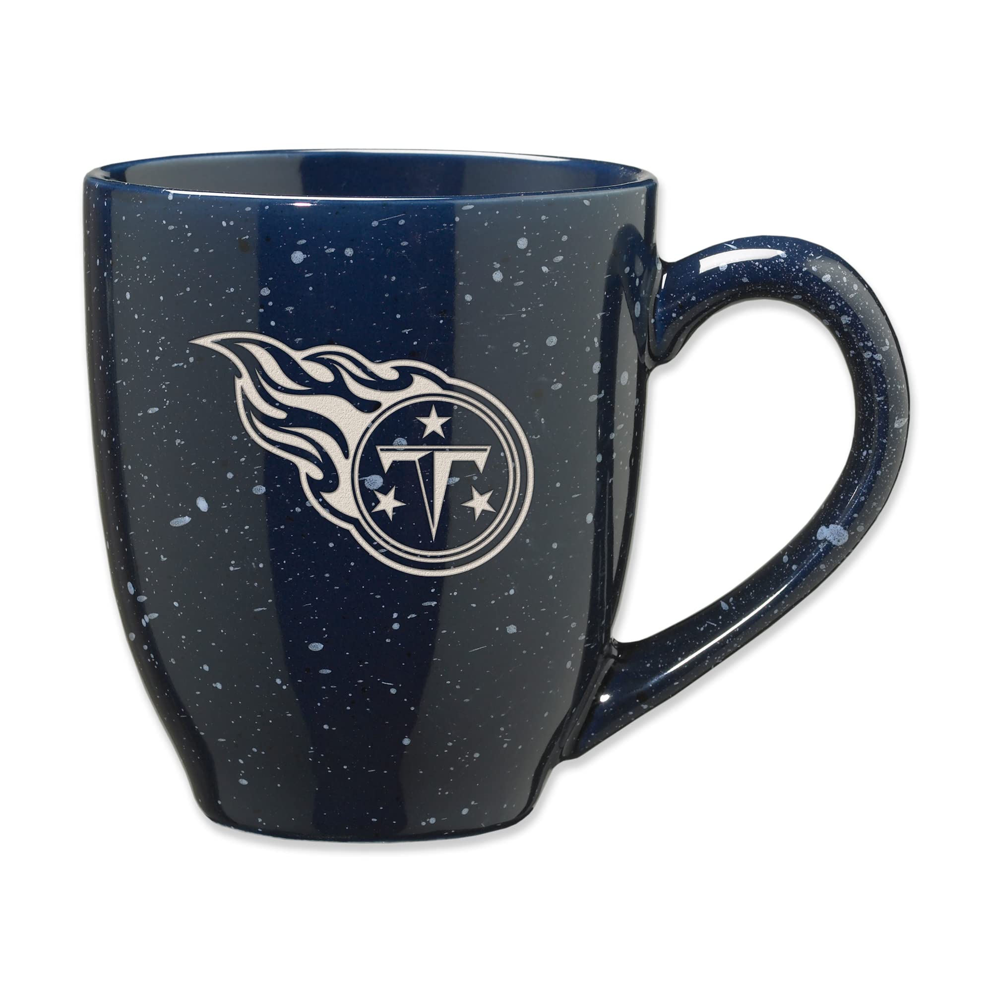 Rico Industries NFL Football 16 oz Team Color Laser Engraved Speckled Ceramic Coffee Mug