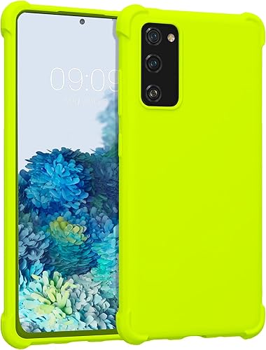 Vista 18 de KIOMY Funda rosa intensa con acabado suave para Samsung Galaxy S20 FE 5G, a prueba de golpes, funda protectora de silicona elegante para teléfono