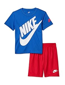 Nike Boys' Dri-FIT Futura Tee and Mesh Shorts 2-Piece Set
