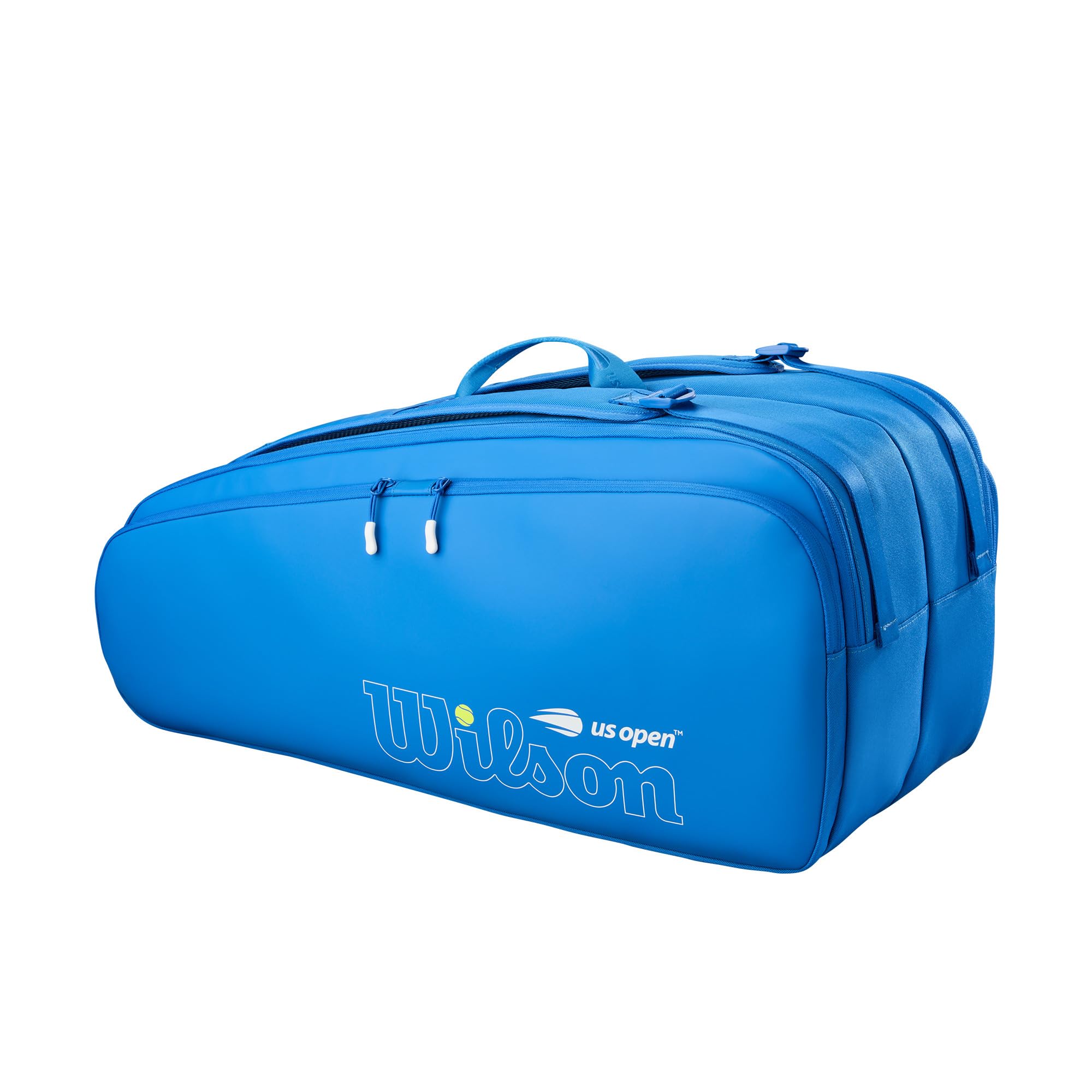 WILSON US Open Tour Tennis Racket Bag - Holds up to 12 Rackets, Blue