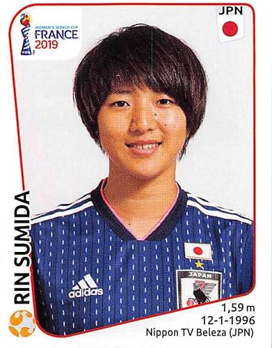 2019 Panini FIFA Women's World Cup France Album Stickers (Individual Sticker Only) Soccer #319 Rin Sumida Japan 2 Inch by 2 12 Inch Collectible