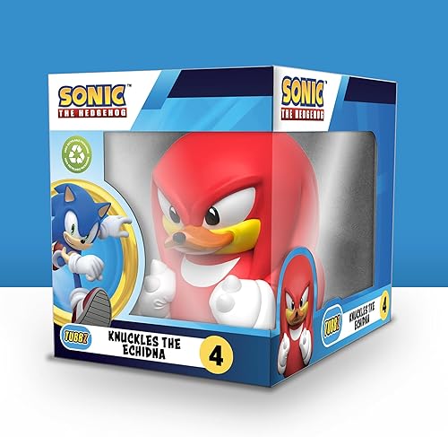Miniatura 2 de TUBBZ Boxed Edition Knuckles Figura coleccionable de pato de goma de vinilo  Producto oficial de Sonic The Hedgehog - TV de acción, películas y