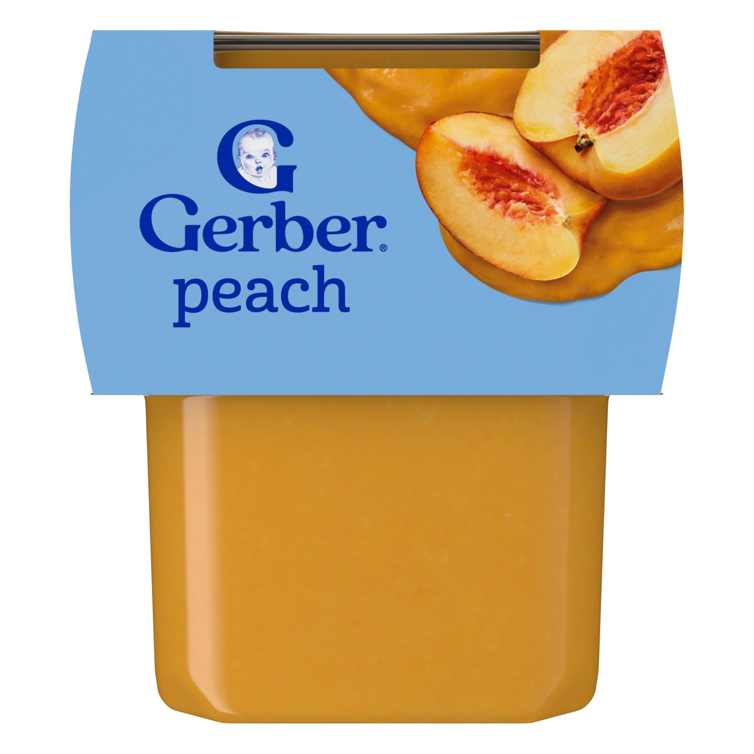 Amazon.com: Gerber Stage 2 Baby Food, Peach Puree Tubs, No