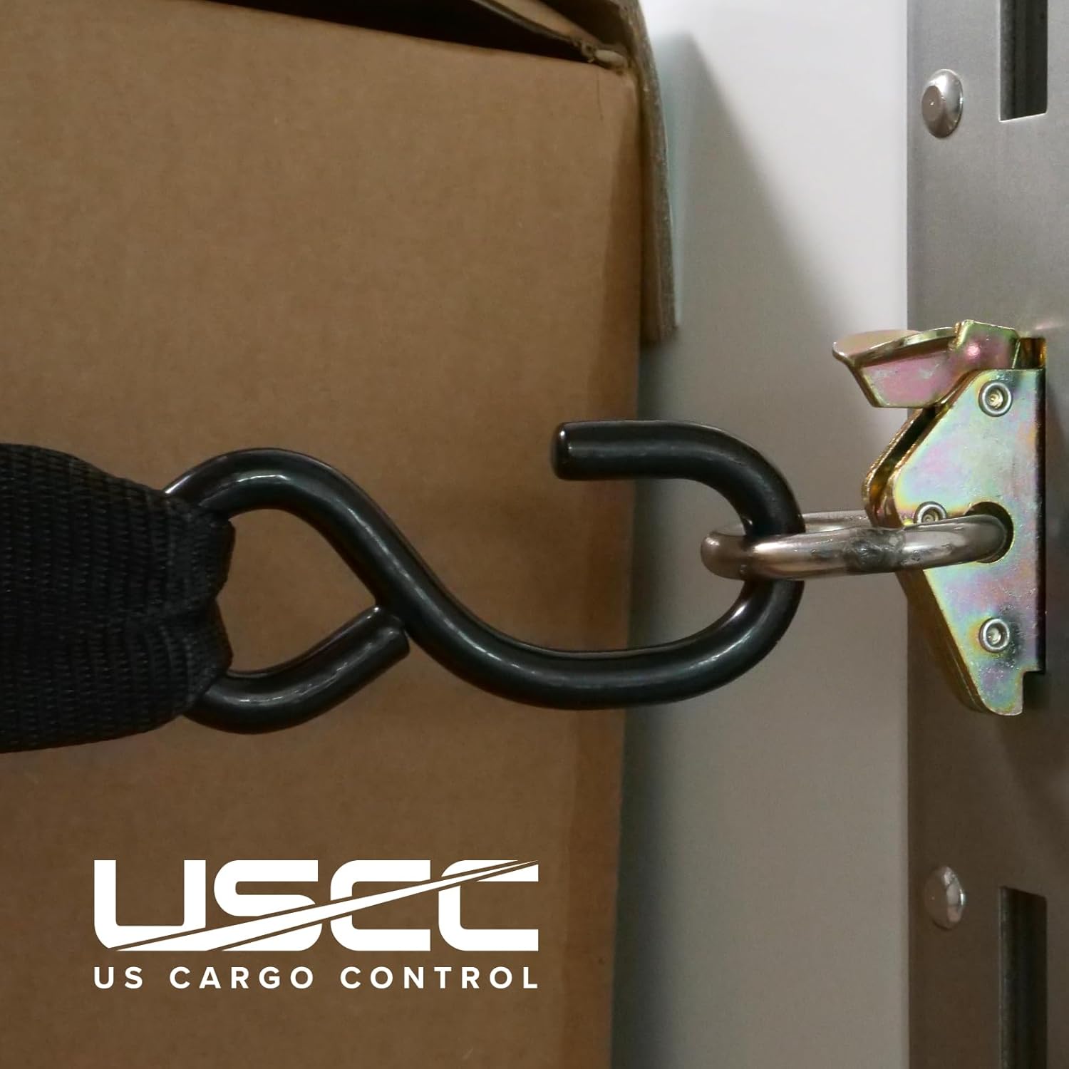 US Cargo Control E Track Tie Down Heavy Duty with Ring, Spring Loaded Fitting for E Track, Quickly and Easily Secure Cargo for Transport in an Enclosed Van, Truck, Or Trailer, 10 Pack - Image 8