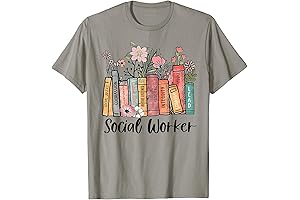Retro Social Work Social Work Month Books Advocate Justice T-Shirt for Advocates