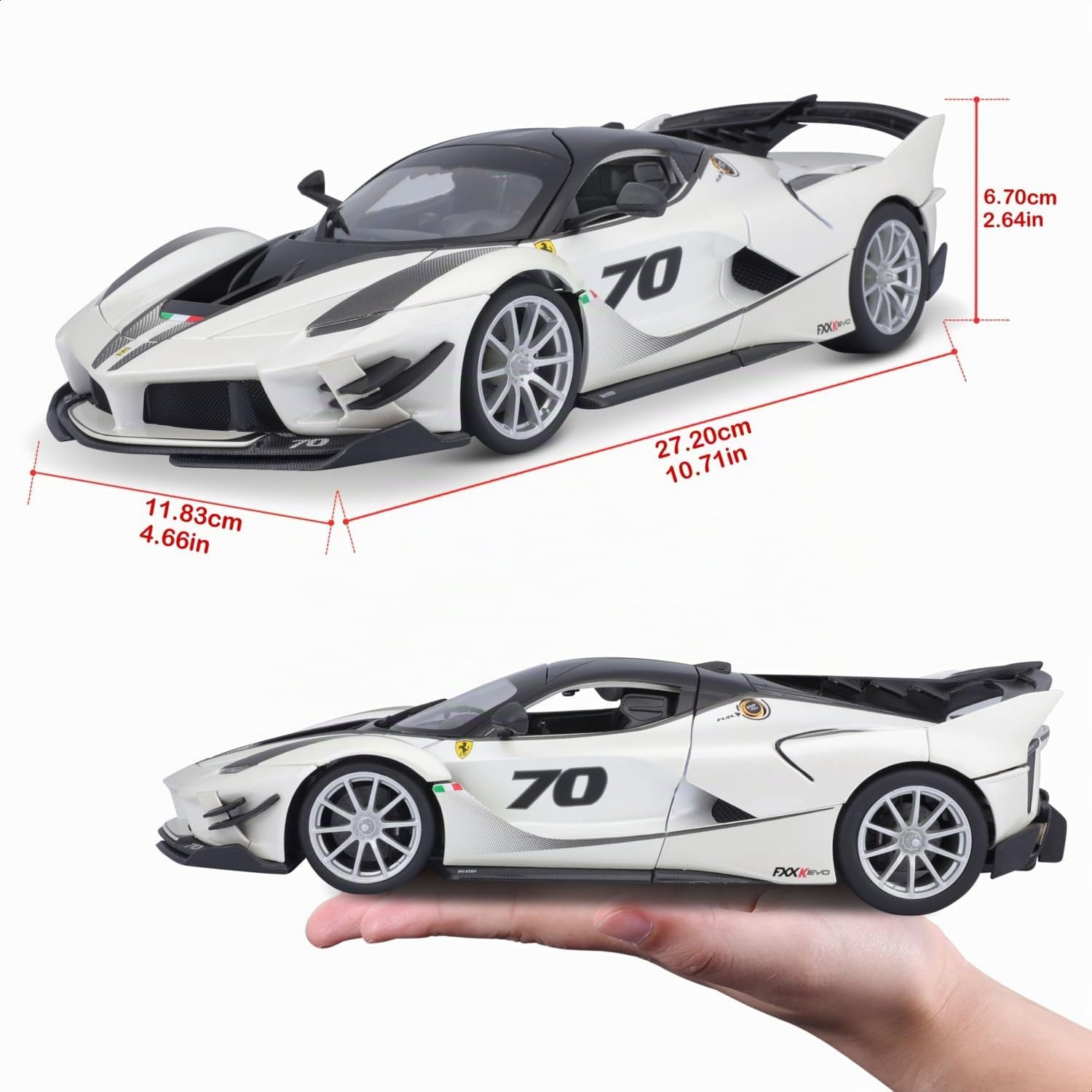 Bburago 18-16012 1:18 Race And Play Ferrari FXX K Evoluzione, Mixed