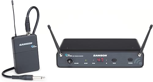 Samson Technologies Concert 88x - Sistema inalámbrico para guitarra (banda D) (SWC88XBGT-D), color negro