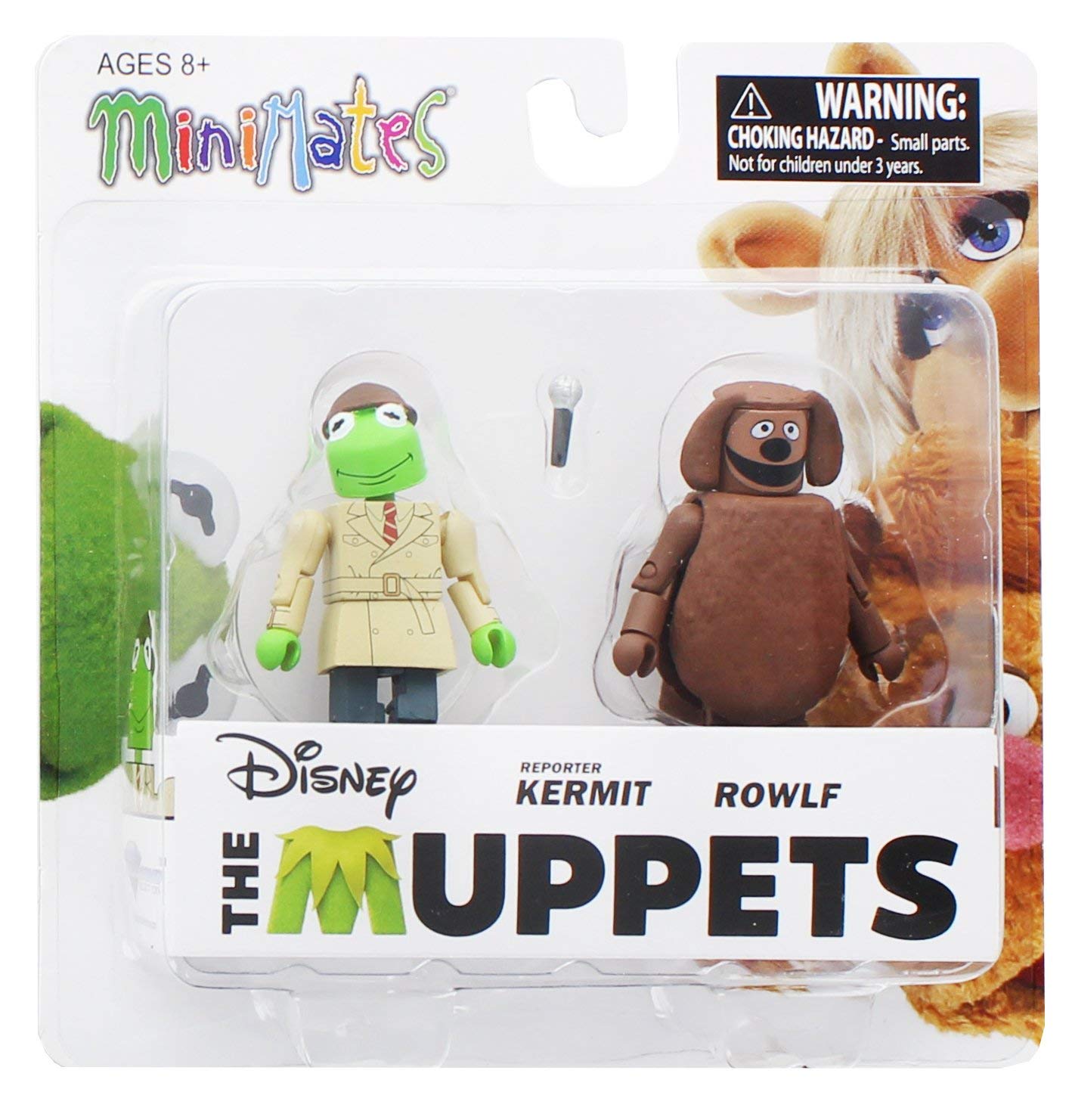Muppets Minimates Series 2 Reporter Kermit and Rowlf 2-Pack