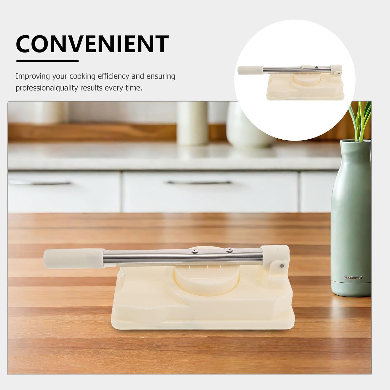 Dumpling Wrapper Presser: Chinese Dumpling Mold - Plastic Manual Dough Making Mold - Wonton Wrappers Tool for Home DIY Festival Dessert Baking