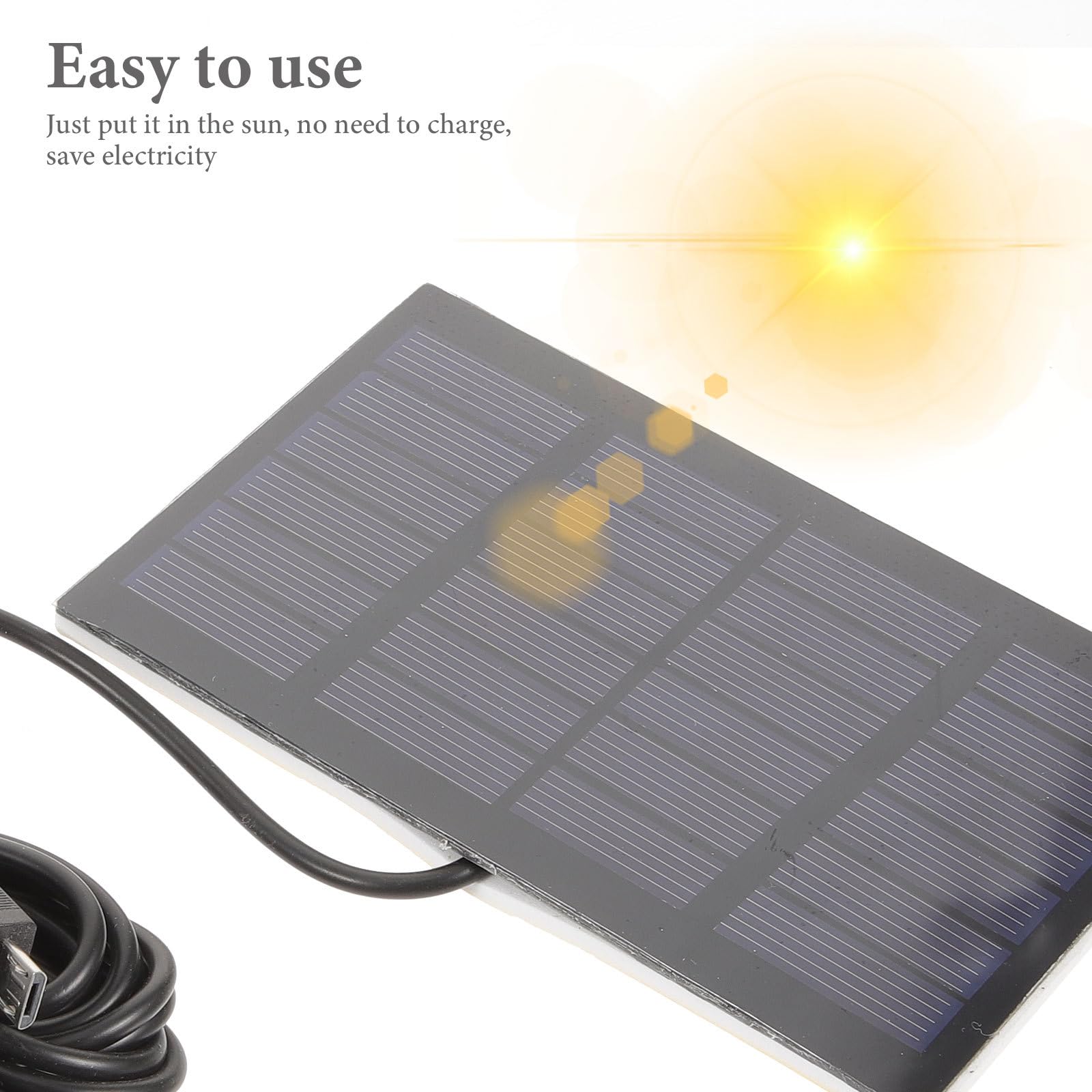 Lámparas Solares para Camping 2 Piezas Alta Luminosidad y Batería de 800mah para Iluminación Interior y Exterior Abs