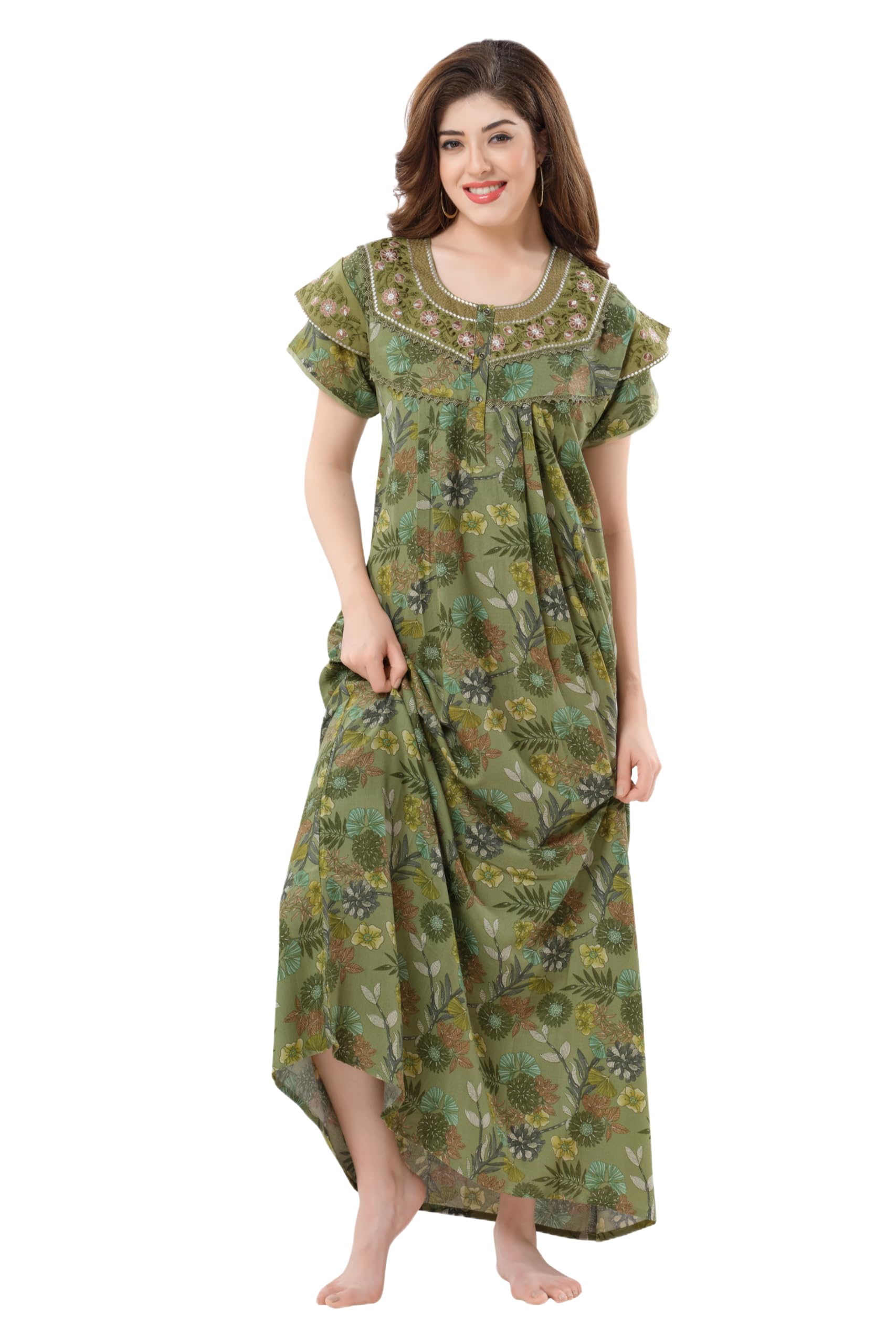 Women's Printed Alpine Nighty 1775-image-43