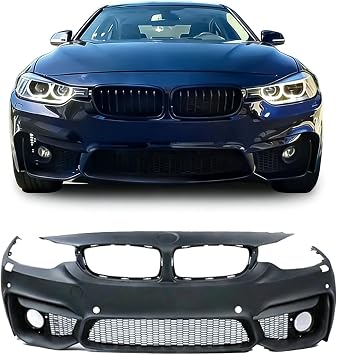 M4 Style Front Bumper Conversion Compatible with 2014-2019 BMW 4 Series F32 F33, upgrade to M4 Style W/Fog Holes W/PDC Holes, Not Fit REAL M4