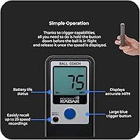 Vista 3 de Entrenador de bolas de radar de bolsillo/Herramienta de entrenamiento de velocidad de nivel profesional y pistola de radar con soporte de trípode