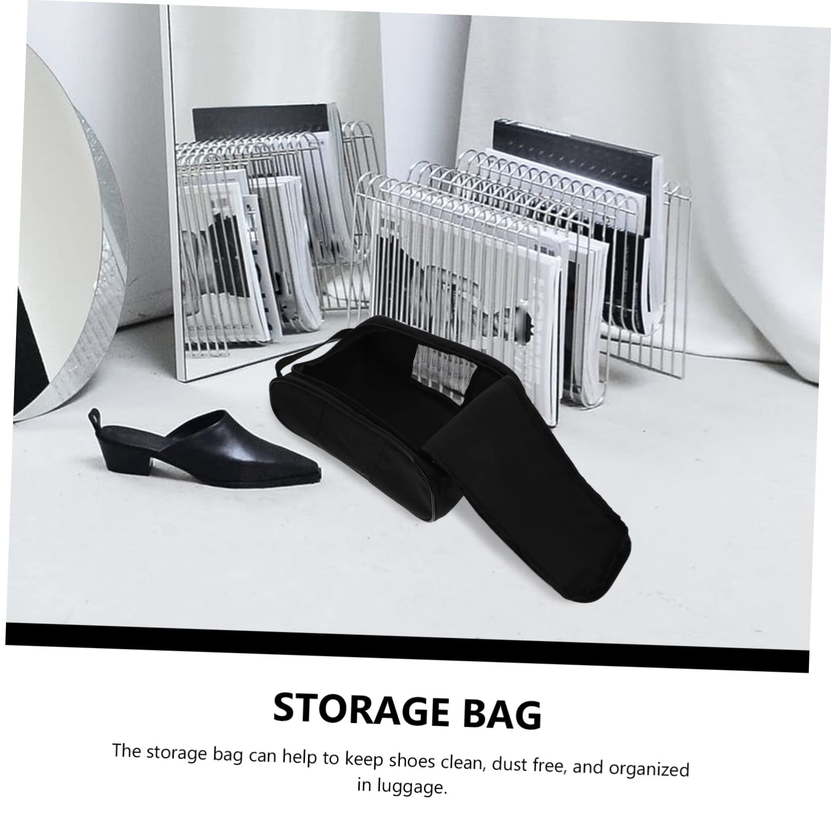 LIFKOME 3 Pezzi Borsa Organizer Per Scarpe Compatta in Tessuto Oxford Per Riporre Le Scarpe Da Viaggio Per Le Scarpe Da Palestra