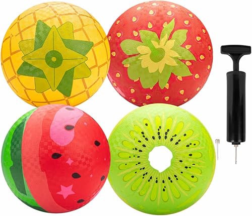 Miniatura 9 de SCS Direct Gaga Ball Playground Balls (8.5 inches) w Air Pump- Durable Rubber Pack for Recess Dodgeball, Kickball, Gagaball Official Play & School