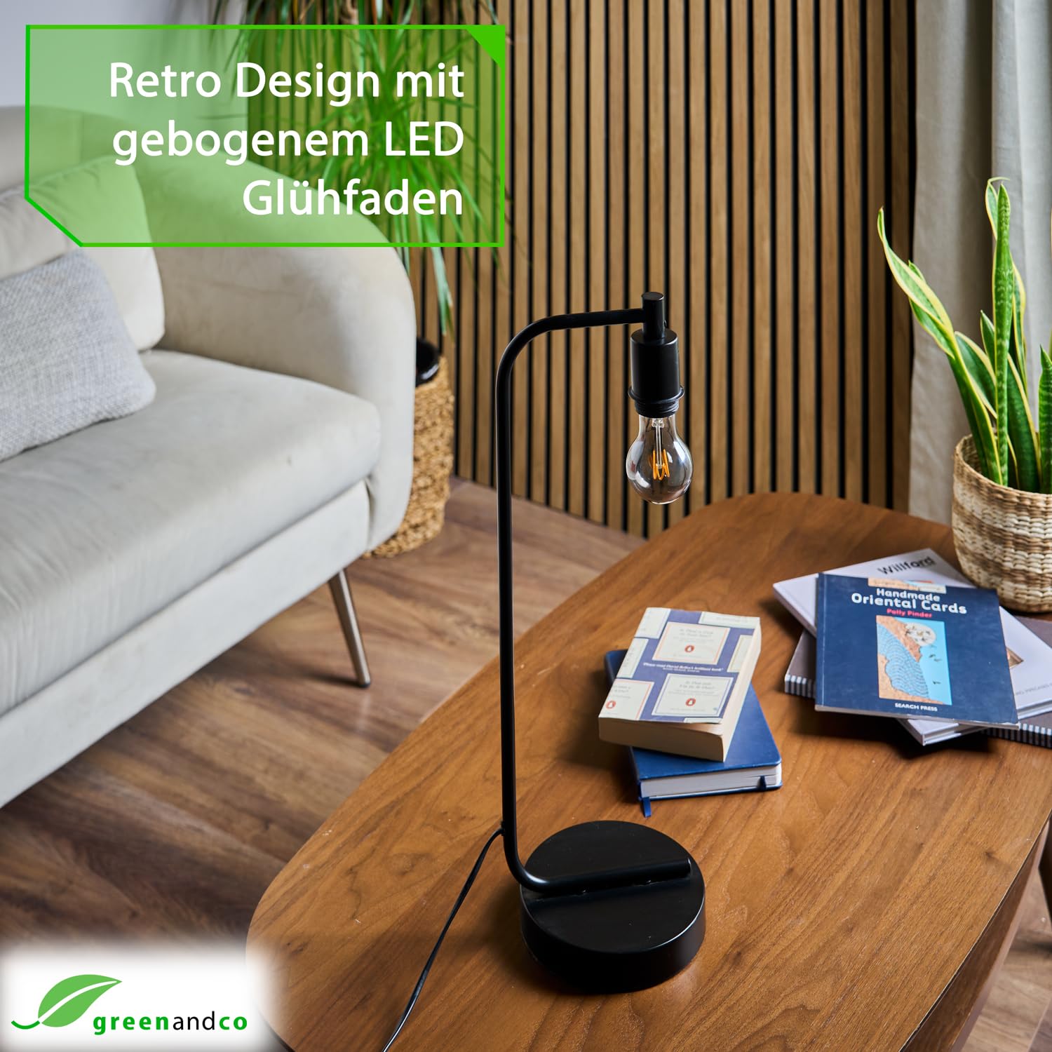 greenandco 10x Vintage Glühfaden LED Kerze | gold | E14 C35 | 2W 150lm | 2000K extra warmweiß | 360° | 230V | flimmerfrei | nicht dimmbar