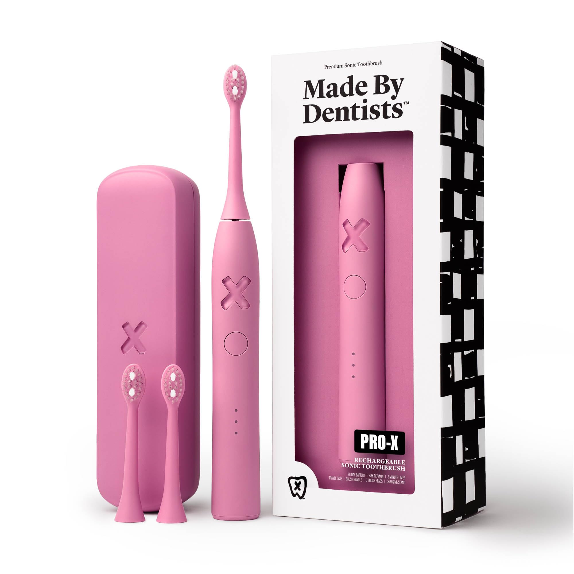Made by Dentists PRO X Sonic Electric Toothbrush for Adults Dentist Designed Rechargeable Toothbrush 9 More Plaque Removal
