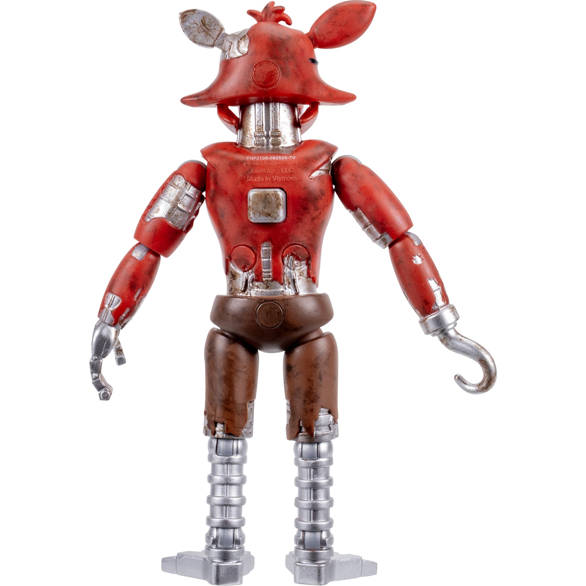 Jazwares Five Nights at Freddy’s Withered Foxy - 5-Inch Articulated Figure with Jumpscare Feature and Glow-in-The-Dark Eyes thumbnail 5
