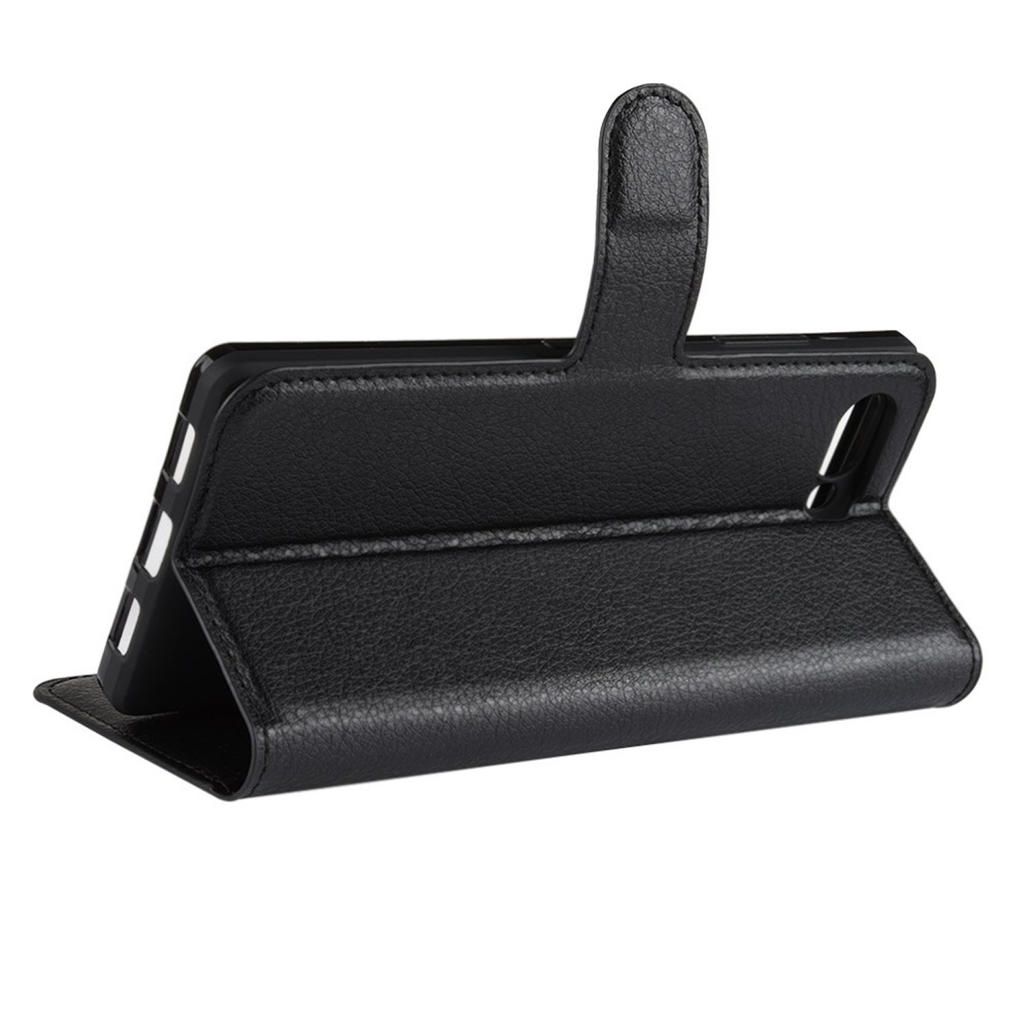 Custodia Flip In Pelle PU Con Finestra Visibile Per BlackBerry KEY2 – Chiusura Magnetica, Slot Carte E Supporto – Protezione Antiurto