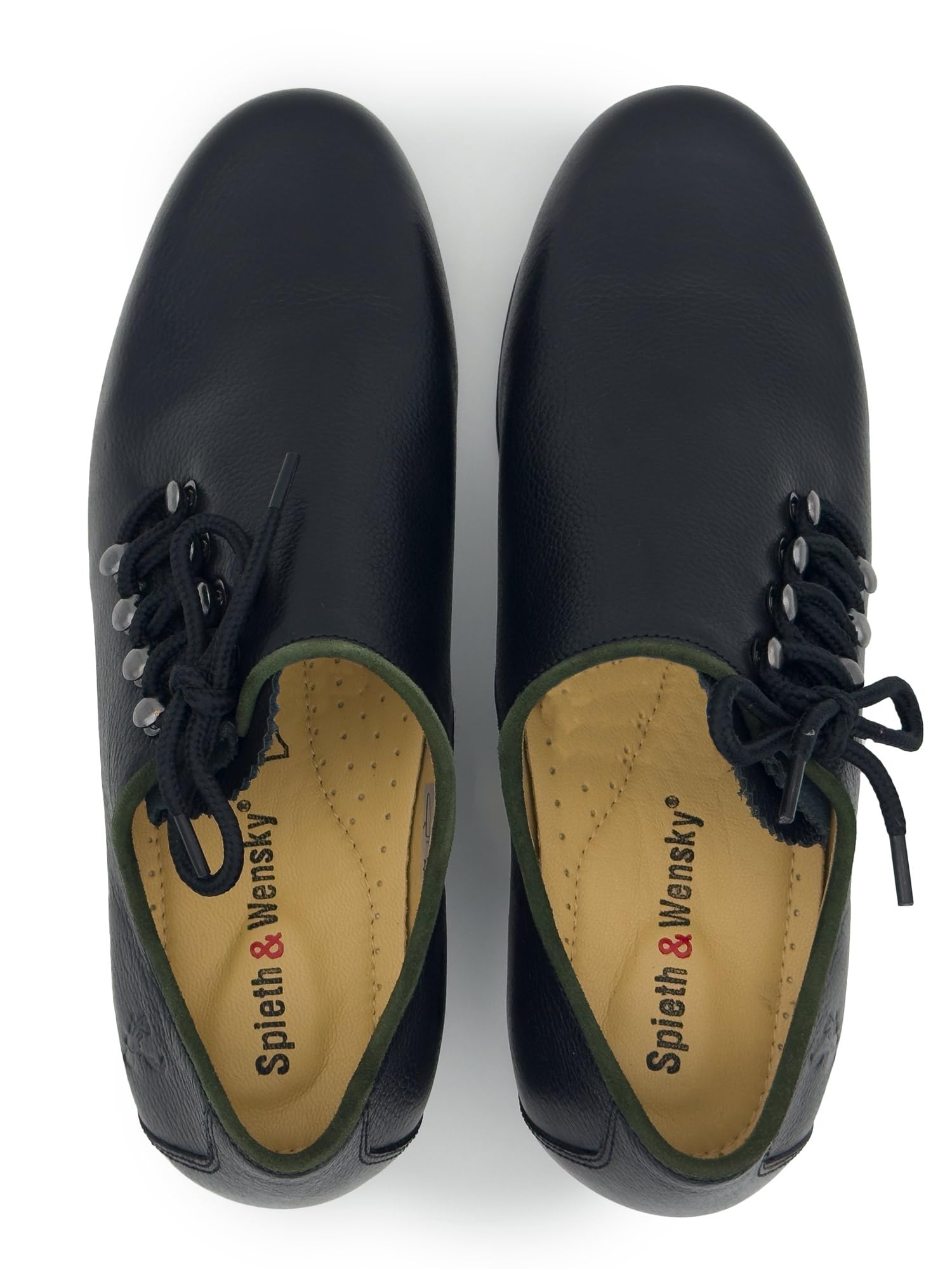 Spieth & Wensky Trachtenschuh Hans-571 für Herren, eleganter Tanzschuh mit Leichter Ledersohle, schwarz