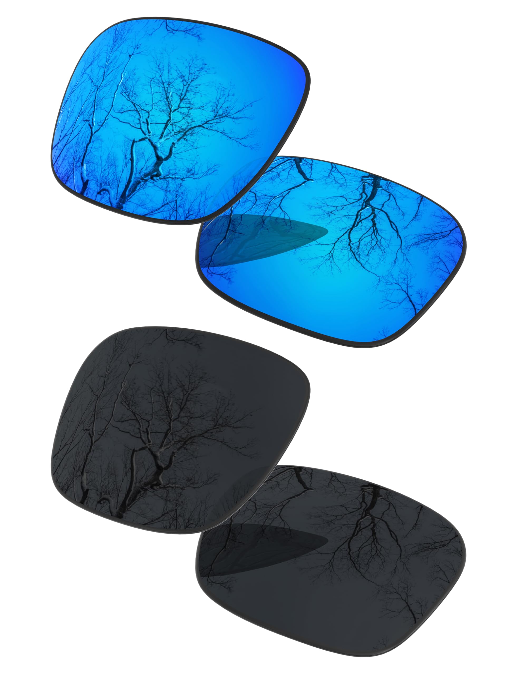 ToughAsNails Set of 2 Polarized Replacement Lenses for Oakley Fuel Cell OO9096 Pack