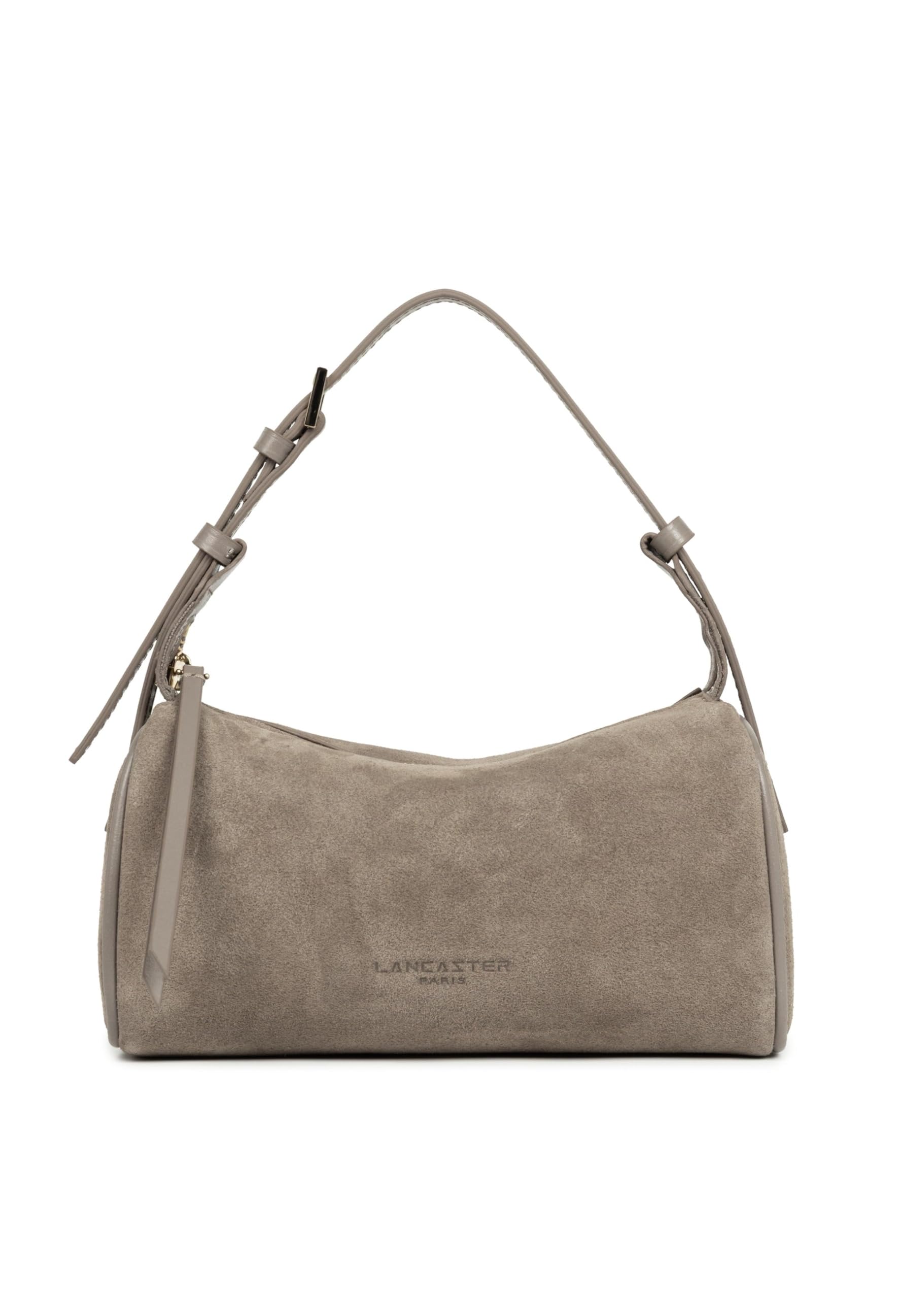 Sac rectangle Zippé S Lancaster artesanía en suède gris 2