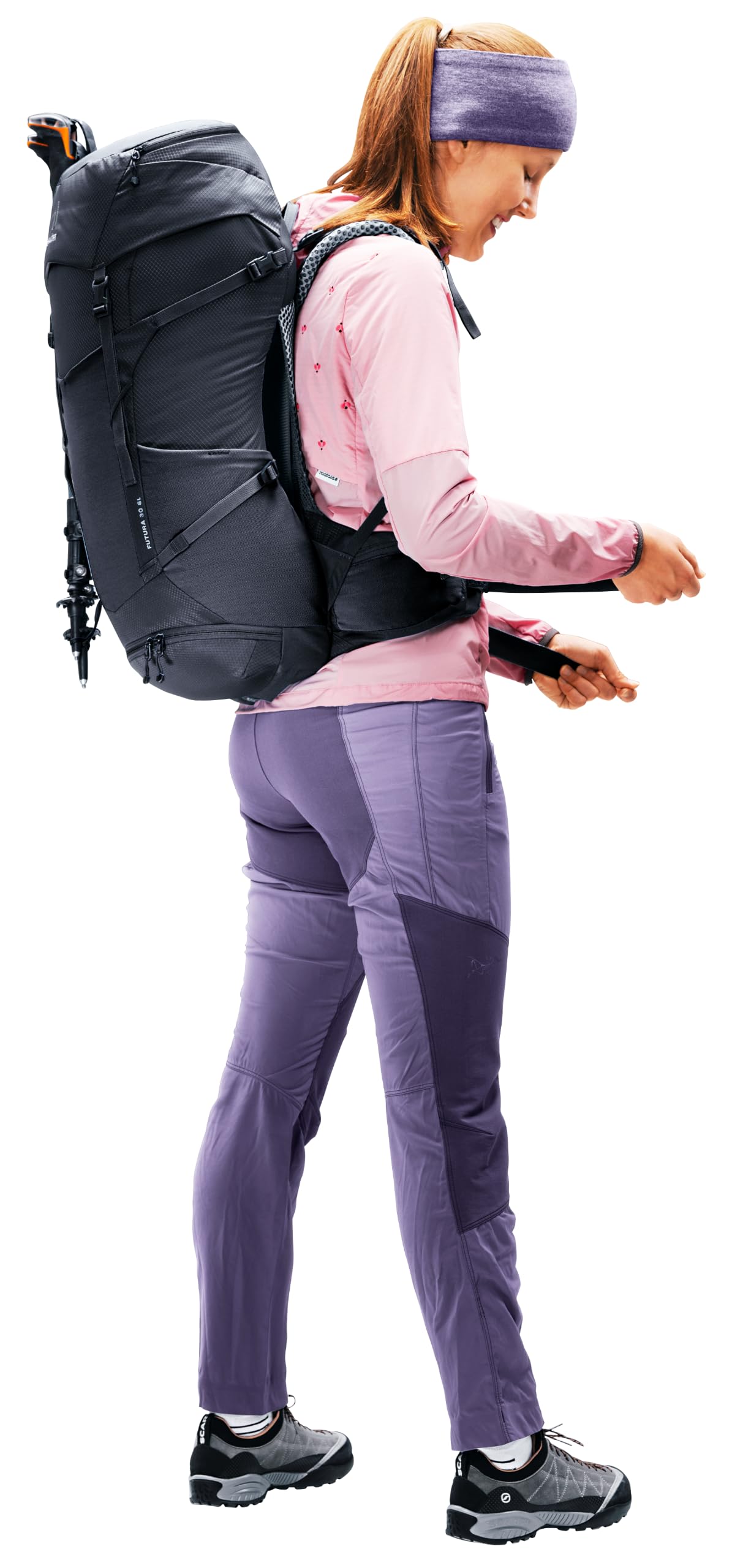deuter Futura 24 SL plecak turystyczny dla kobiet z siateczkowym tyłem i osłoną przeciwdeszczową