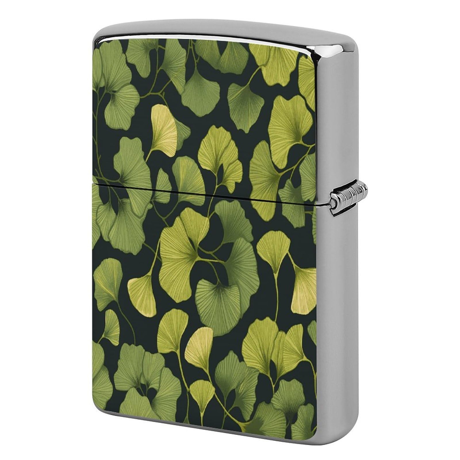 Fekiloot Style Ginkgo Biloba Lighter Case Cover Lighter Holder