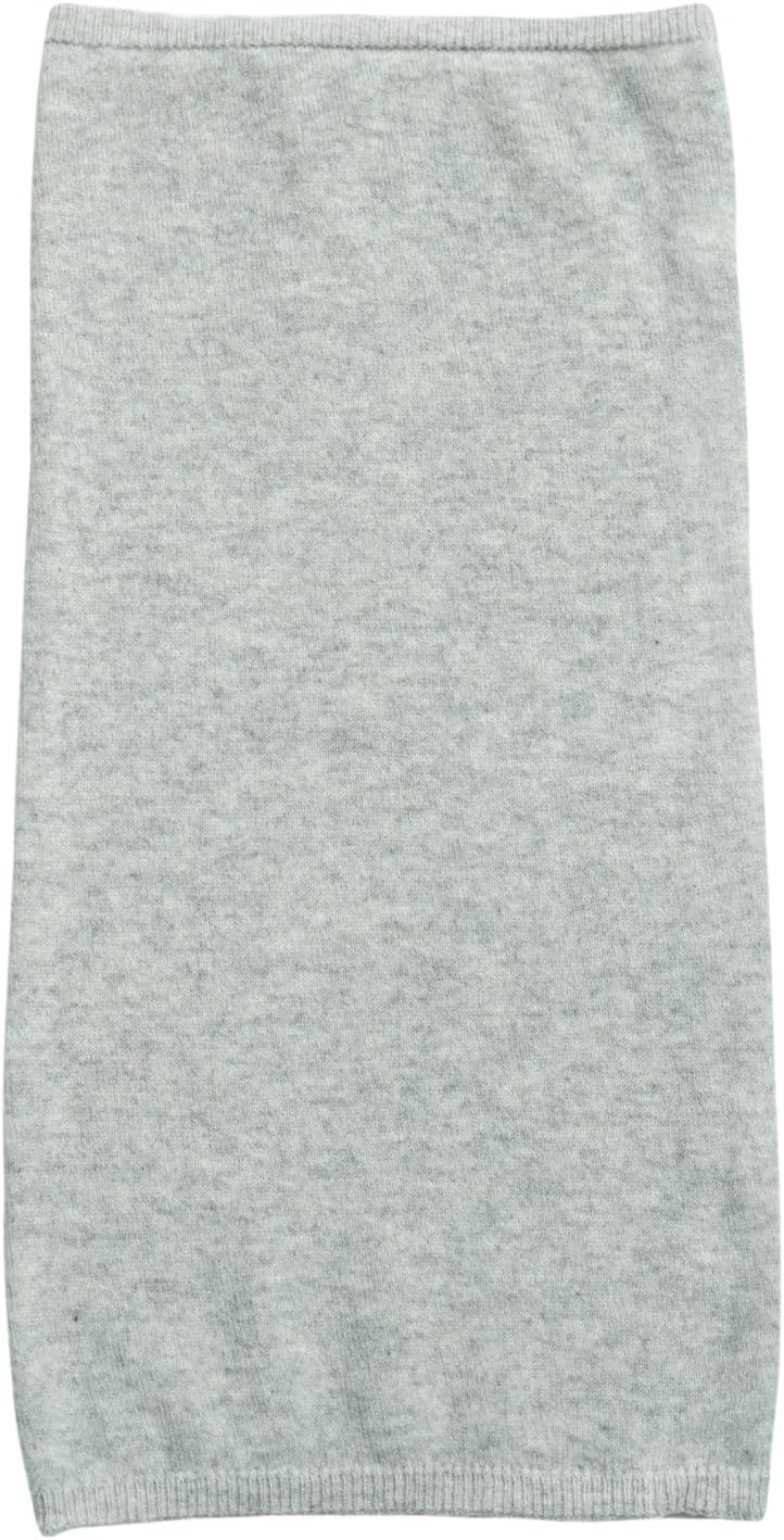 tittimitti 100% Cashmere Knitted Neck Gaiter Neck Warmer Loop Scarf for Men and Women.