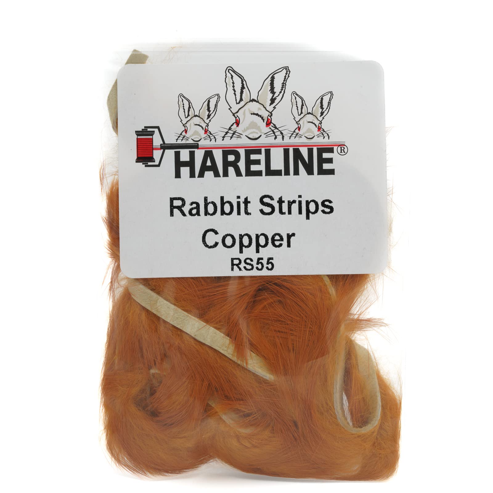 Hareline Fly Tying Rabbit Strips (Copper)
