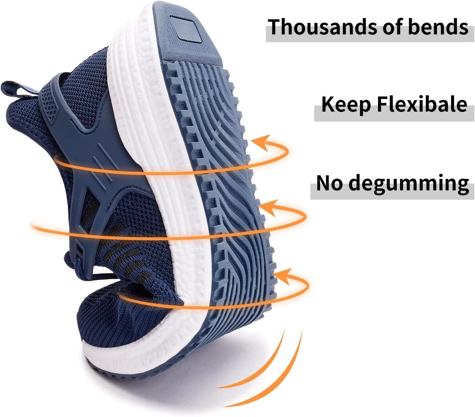 SDolphin Men's Running Shoes Sneakers - Tennis Workout Walking Gym Athletic Rubber Sole Breathable Comfortable Non Slip Fashion Shoes