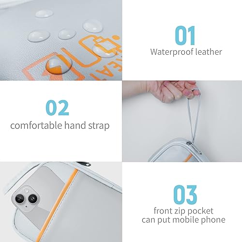 Miniatura 5 de Organizador de viaje electrónico, portátil, impermeable, bolsa de almacenamiento electrónica de viaje para almacenamiento de cables de carga