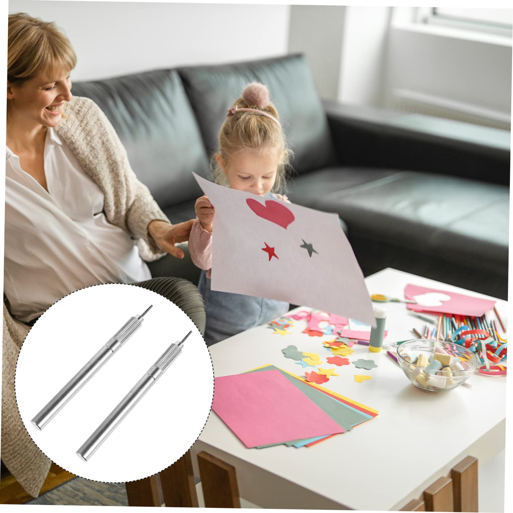 Beatifufu Paper Quilling Pen Set Metal Curling Tool Handmade Craft Tool for Paper Crafting