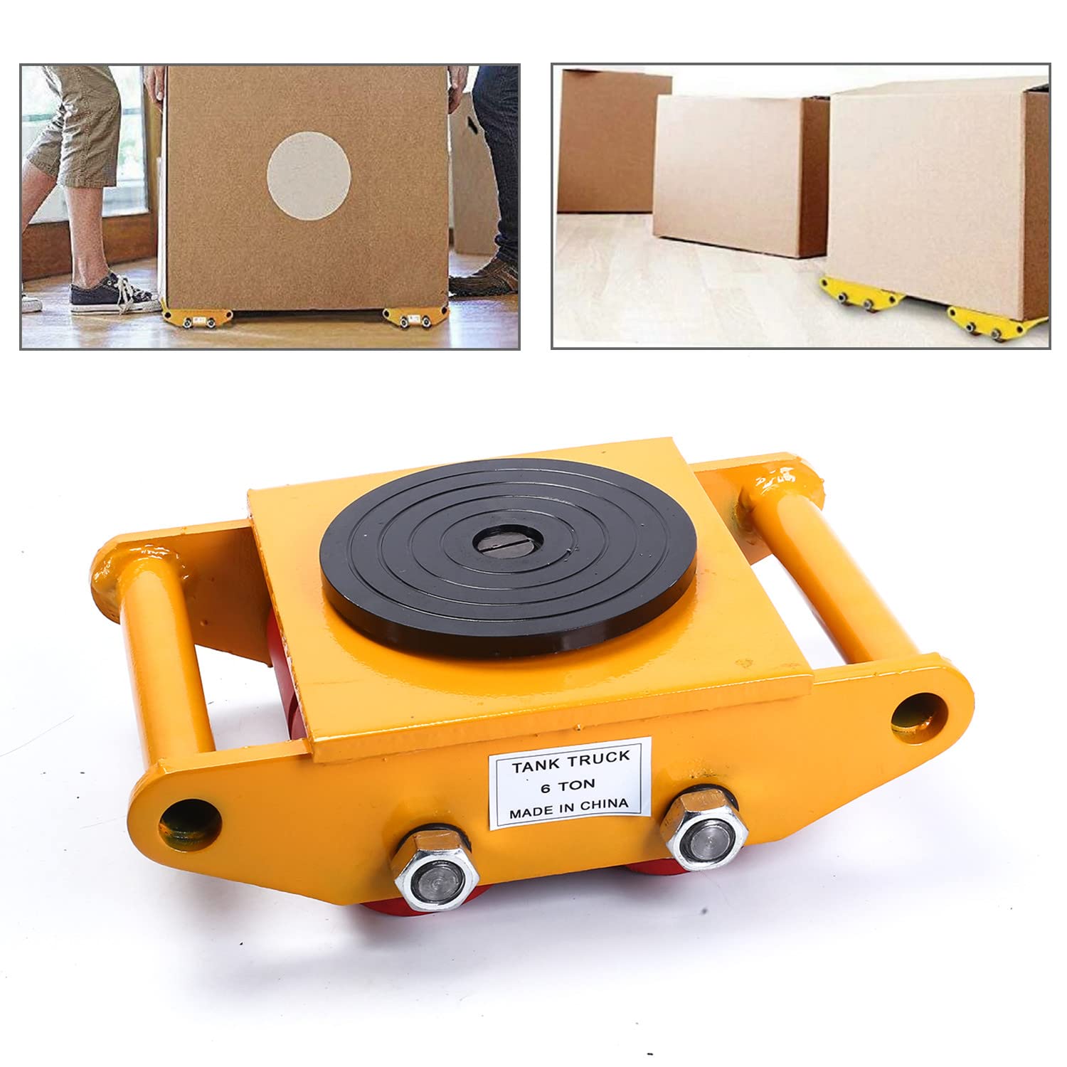 Buy Nisorpa 6T Industrial Machinery Mover 13,200LBS Capacity Heavy Duty Machinery Skates 4 Steel