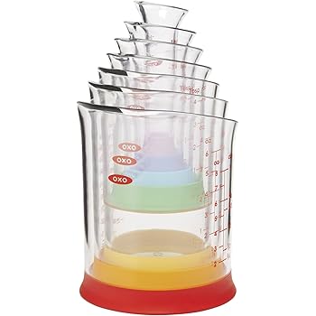OXO Good Grips 7-Piece Nesting Measuring Beaker Set