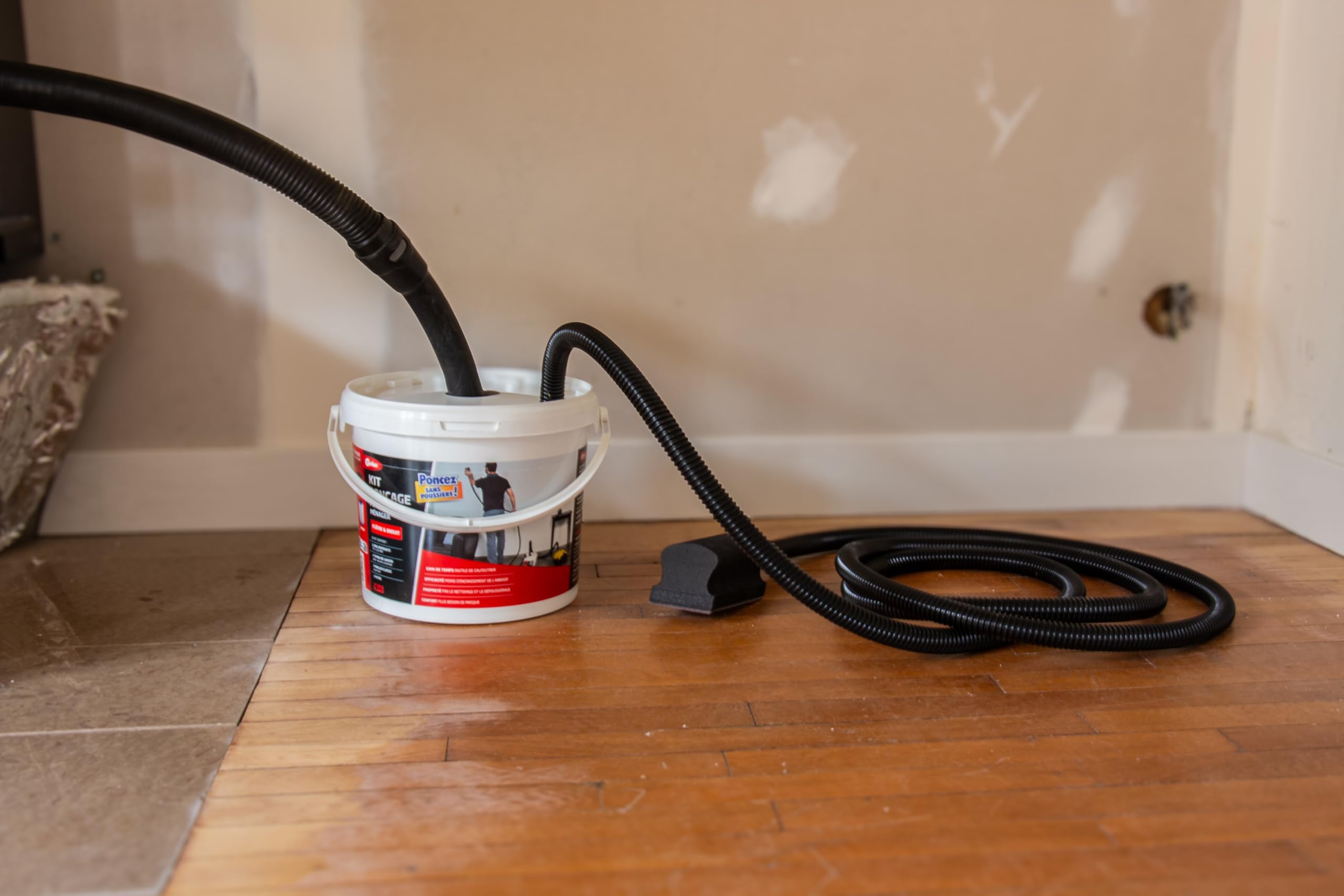 Gerlon Kit Complet de ponçage sans Poussière pour aspirateur ménager