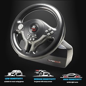 Amazon.com: SUBSONIC- Superdrive SV250 Steering Wheel with