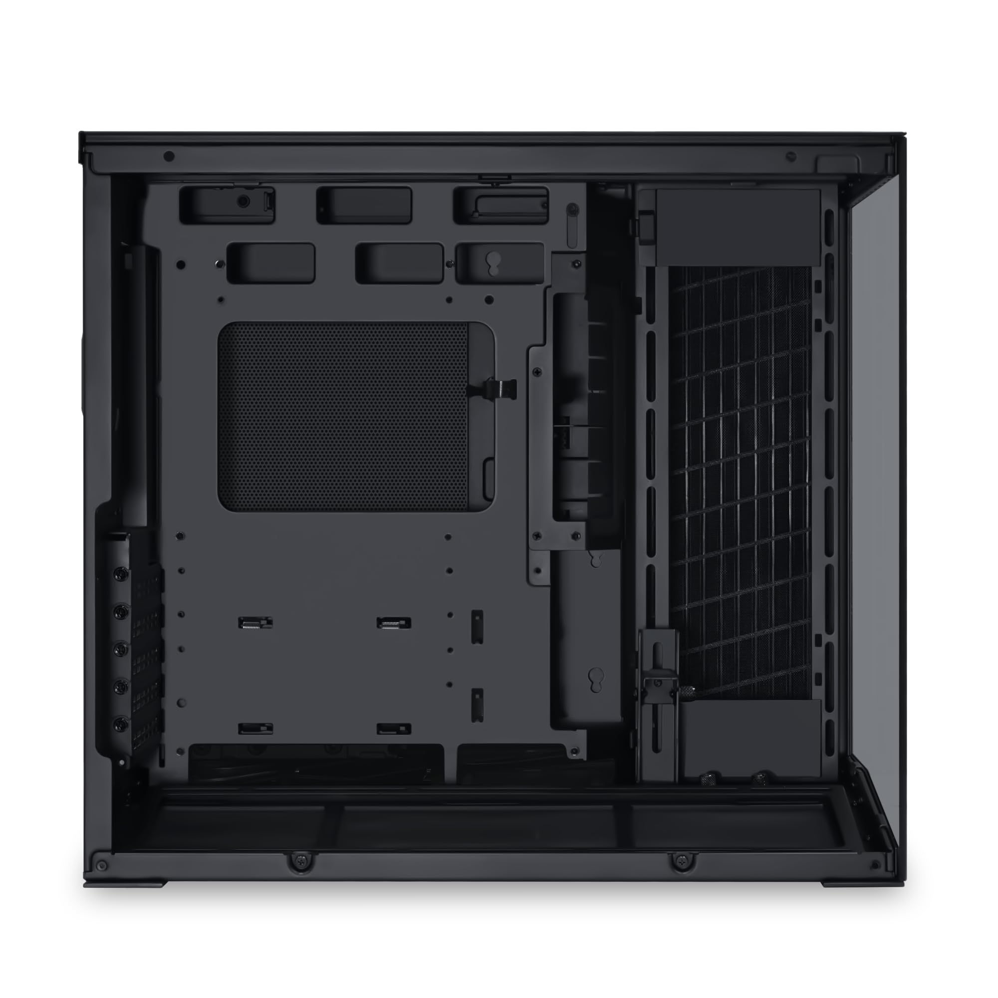 Lian Li O11 Dynamic Mini V2 Caja PC, Negro, Torre Media ATX Compacta con Diseño de Doble Cámara, Vidrio Templado y Diseño Modular