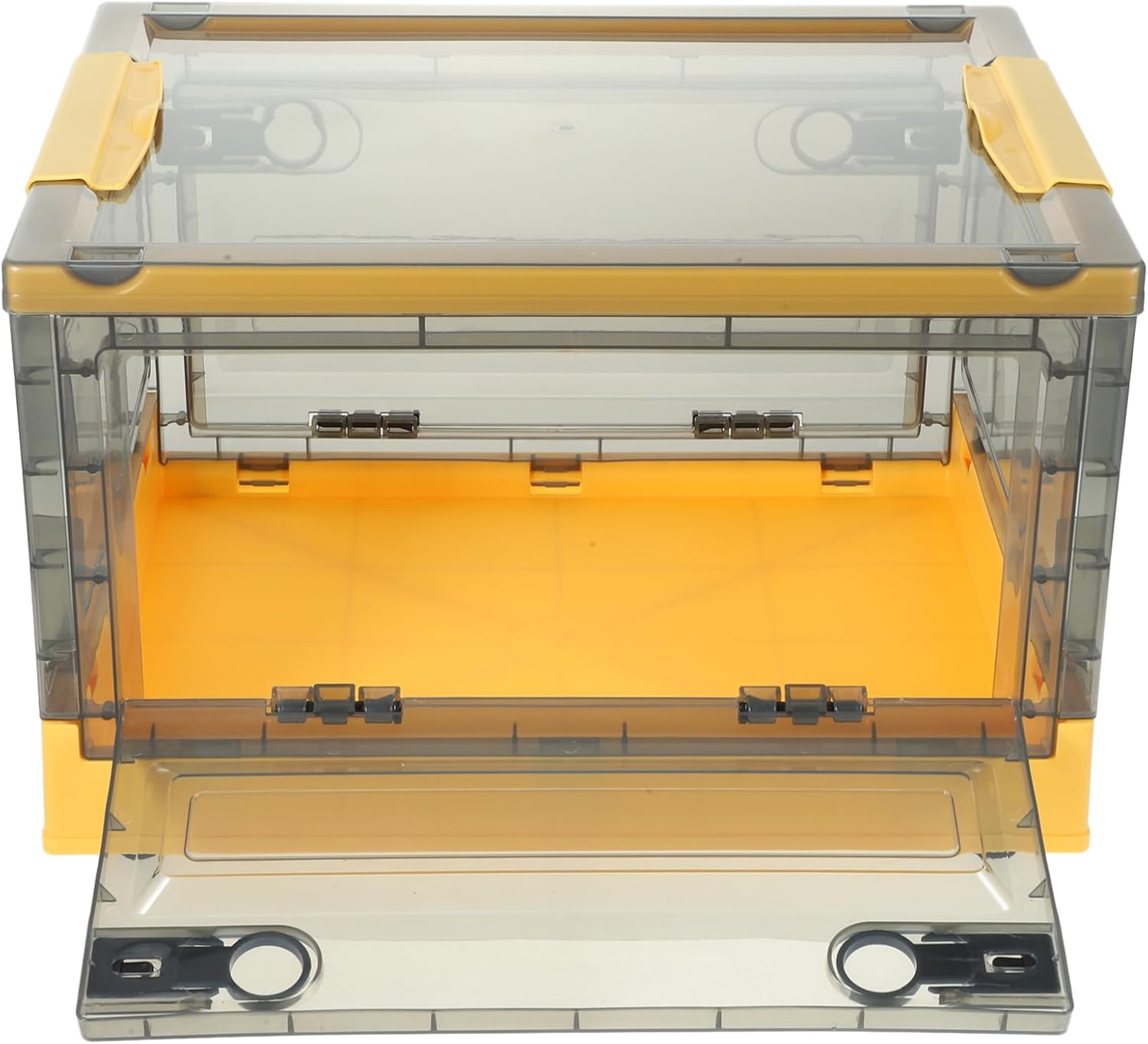 Large Plastic Storage Box Lid Versatile Decor Organizer for Kitchen Decor