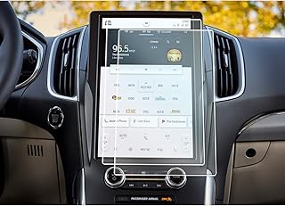 CDEFG (UPGRADED) Screen Protector for 2021 2022 Ford Edge 12 Inch Touch Screen Protector Foils Infotainment Navigation Display Screen Guard NANO Protective Film