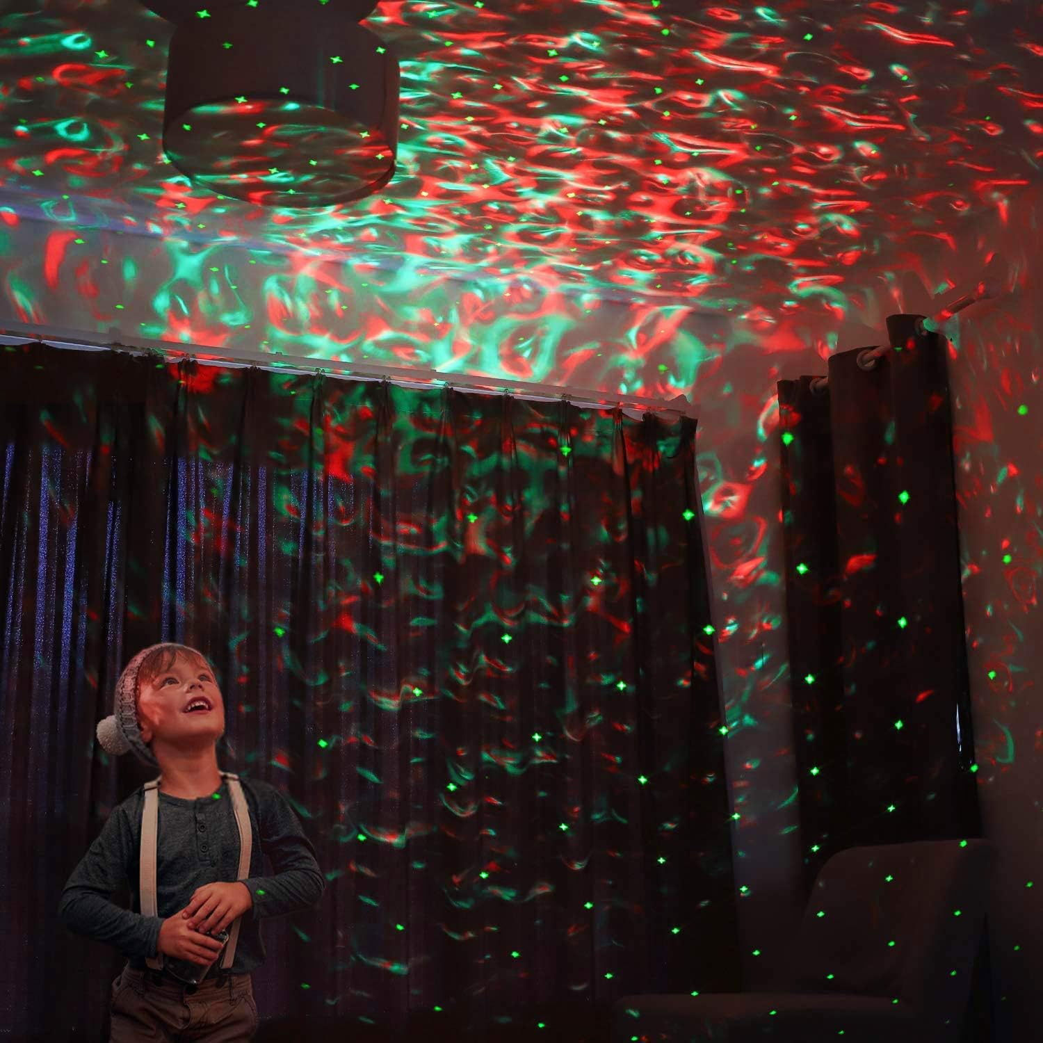 Galaxy Projector for Bedroom,Star Projector,Remote Control & White Noise Bluetooth Speaker,8 Soother Sounds,Timer,Galaxy Light Projector for Kids Room, Adults Home Theater, Party, Living Room Decor