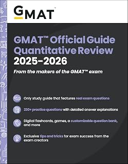 GMAT Official Guide Quantitative Review 2025-2026: Book + Online Question Bank